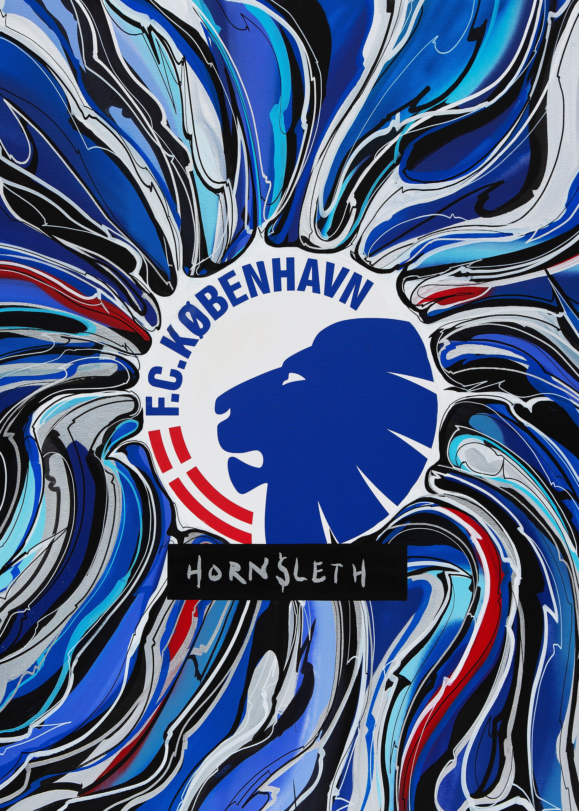 FCK – Plakat af Hornsleth