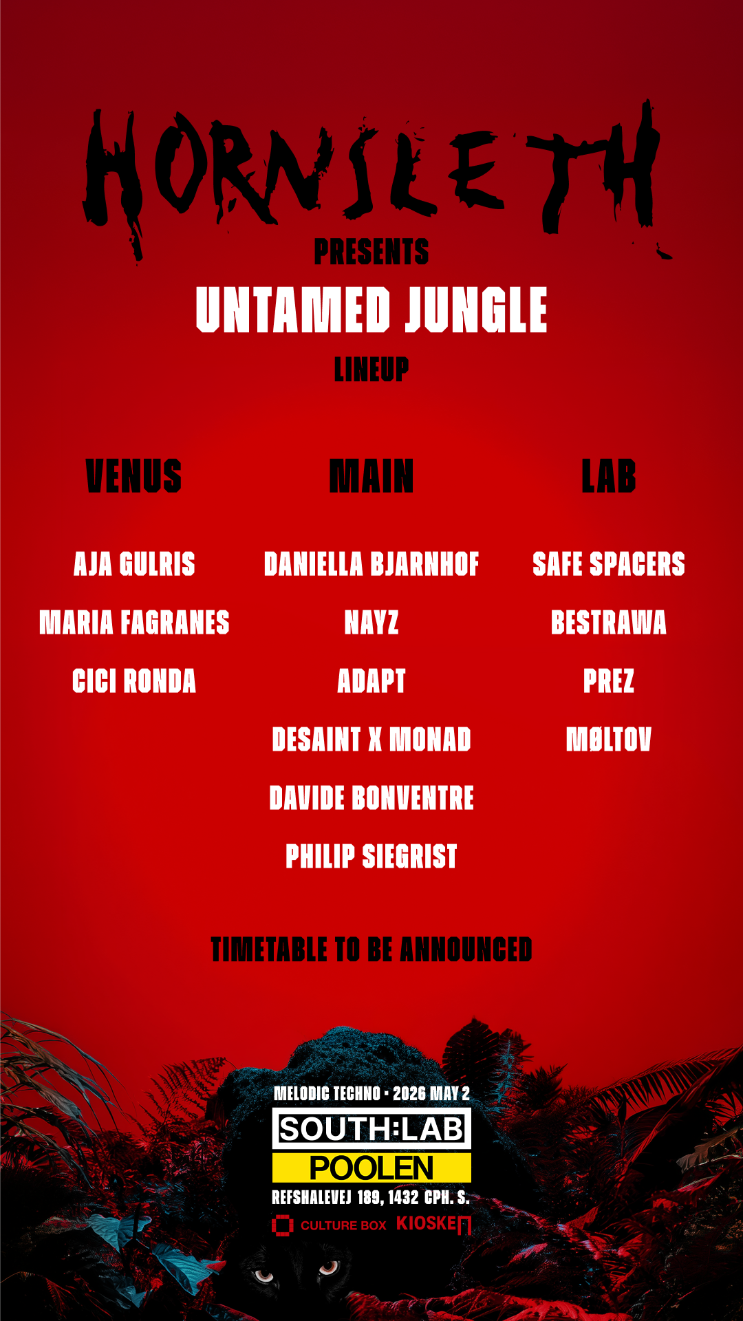 Hornsleth - HORNSLETH – UNTAMED JUNGLE - Hornsleth Shop