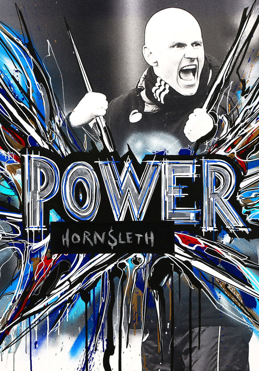 FCK - Power - Poster by Hornsleth