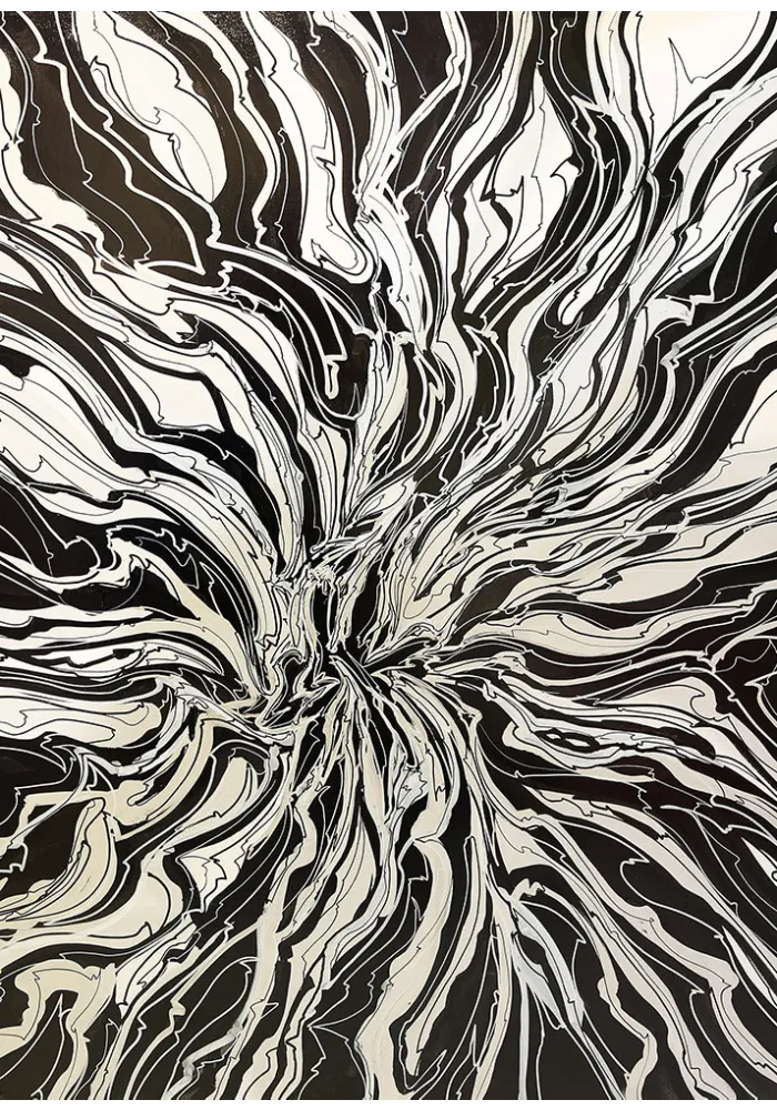 Silver abstract