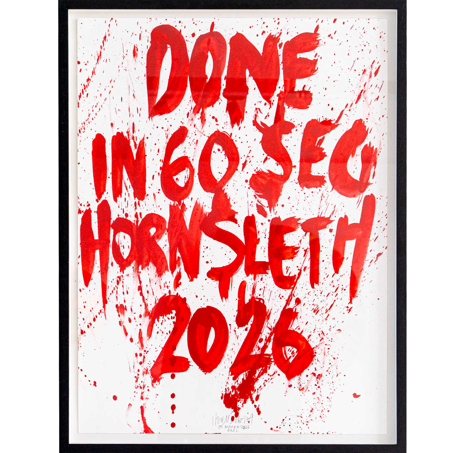 Hornsleth - DONE IN 60 SEC - Hornsleth Shop
