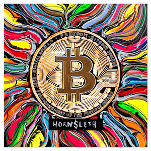 Hornsleth - Bitcoin Succes- 80 x 80 cm - Hornsleth Shop
