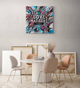 Hornsleth - Love Matters - 80 x 80 cm - Hornsleth Shop