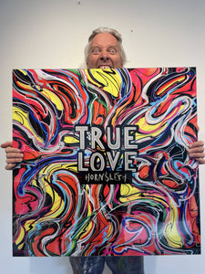 Hornsleth - True Love - 80 x 80 cm - Hornsleth Shop
